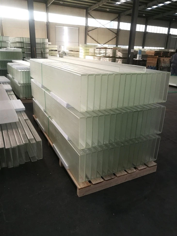 Tempered U Glass Profile For Facade Wall Decoration